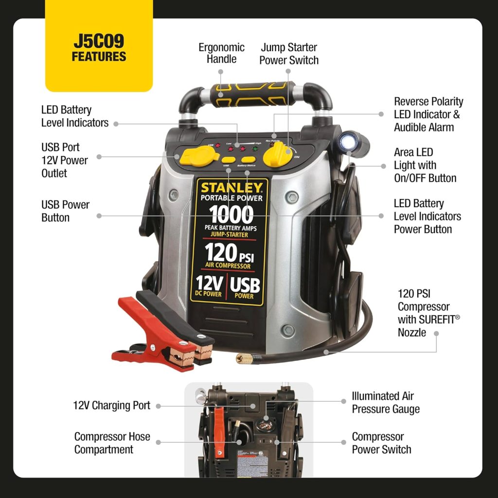 Top 10 Car Jump Starters: STANLEY J5C09